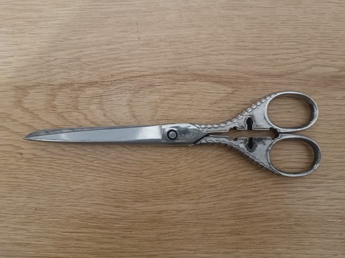 Alte antike große schere mit - alte,,