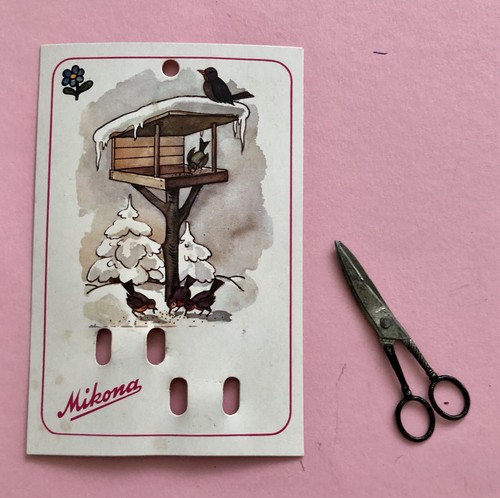 Antike miniatur schere aus - schere,